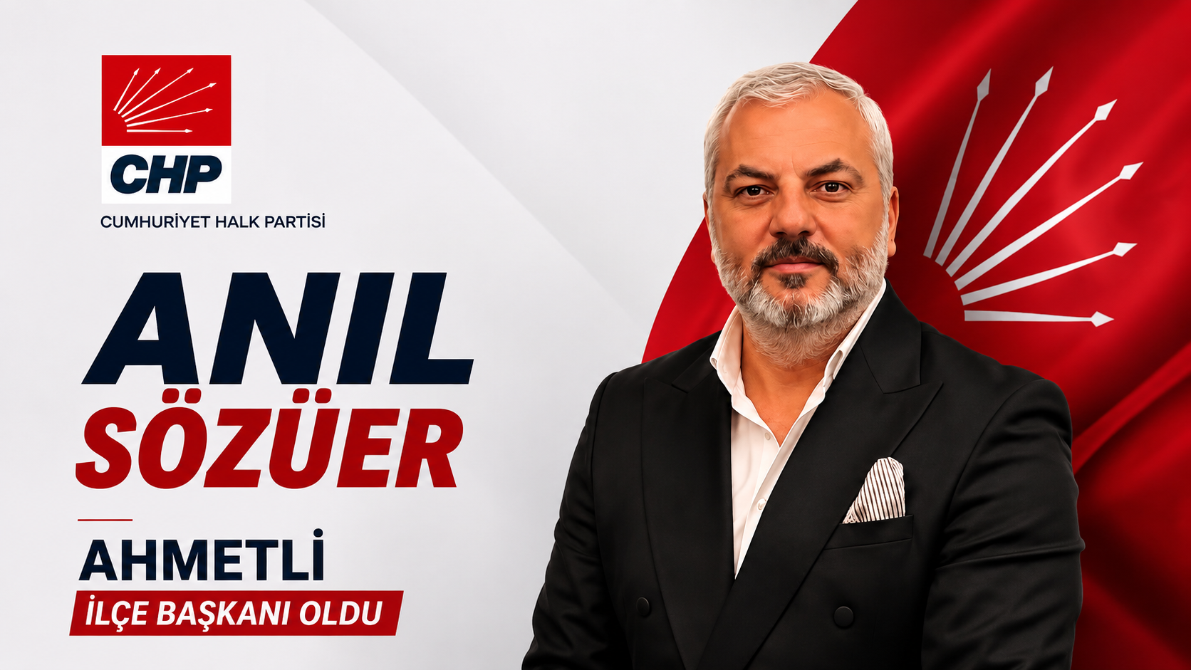 CHP Ahmetli İlçe Başkanlığı'na Anıl Sözüer Atandı